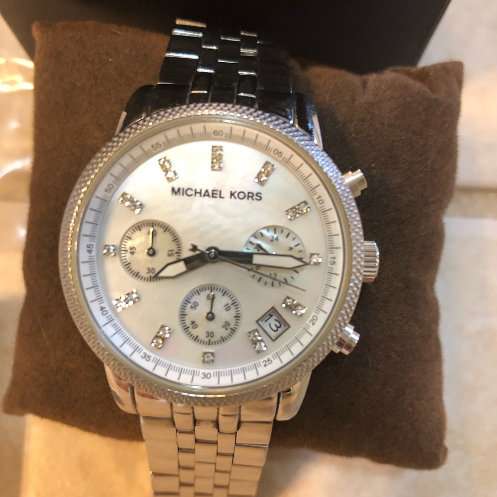 Michael Kors silver women’s watch MK5020